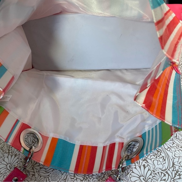 TWO'S Company Large PVC Beach Bag - Picture 8 of 14